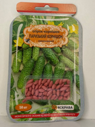 Огірок-корнішон "Паризький корнішон" ТМ "Яскрава" 50 шт.