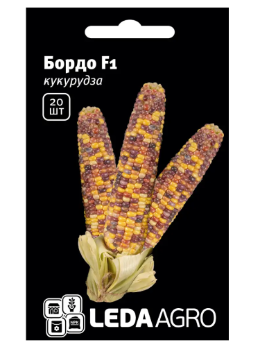 Кукурудза "Бордо F1" ТМ "Leda Agro" 20 шт.