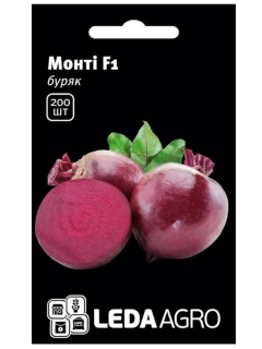 Буряк столовий "Монті F1" ТМ "Leda Agro" 200 шт.