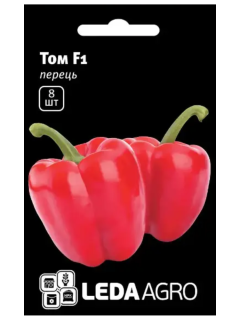 Перець солодкий "Том F1" ТМ "Leda Agro" 8 шт.