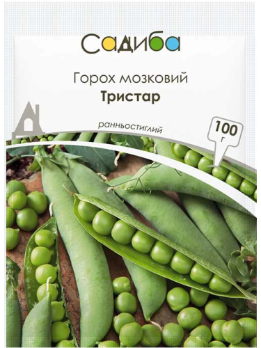 Горох мозковий "Тристар" ТМ "Садиба центр" 100 г.