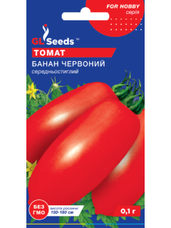 Томат "Банан красный" ТМ "GL Seeds" 0,1г.
