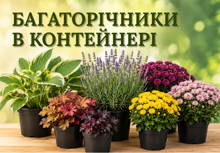 Багаторічники в горщику